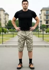 Шорты Штурм (ТиСи/Серый пиксель) Лето