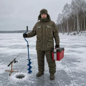 Костюм Камчатка (Таслан/Хаки) Зима (-45°)